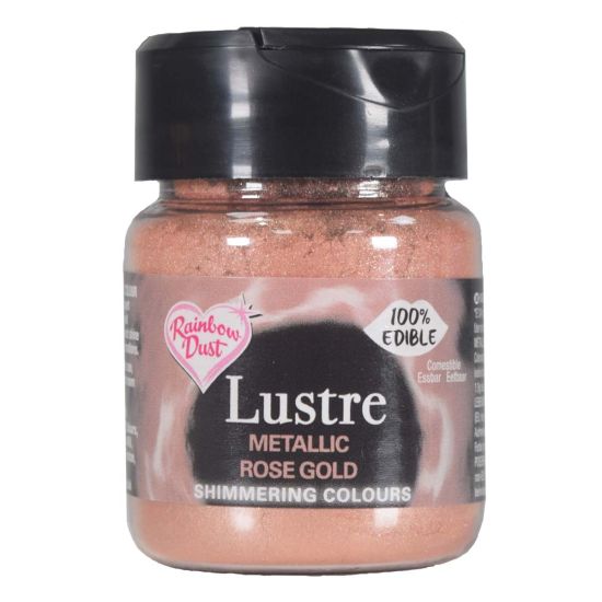 Rainbow Dust Lustre Metallic Rose Gold 20g