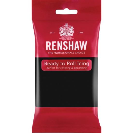 Renshaw Ready to Roll Icing Jet Black 250g