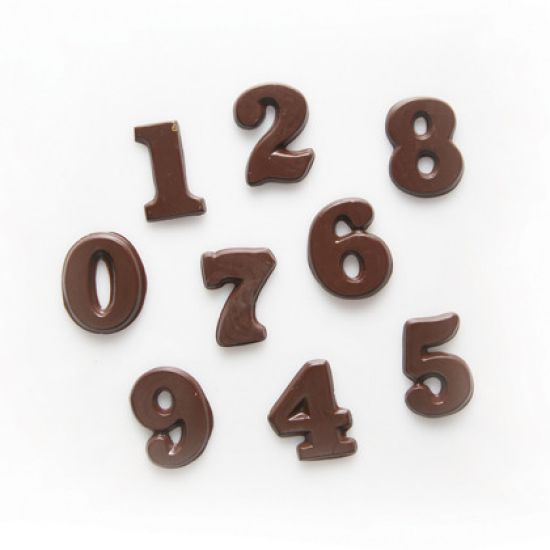 Numbers Chocolate Mould