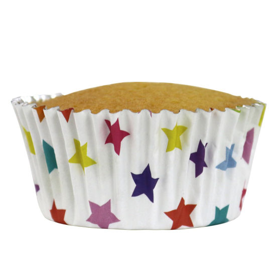 PME Stars Foil Lined Baking Cases Pack of 30