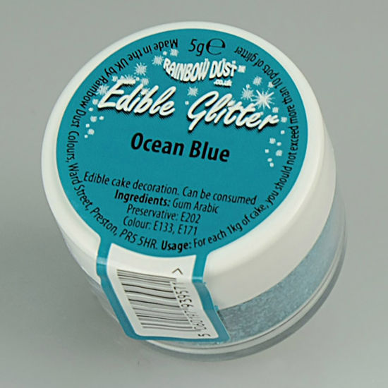 Rainbow Dust Edible Glitter 5g - Ocean Blue