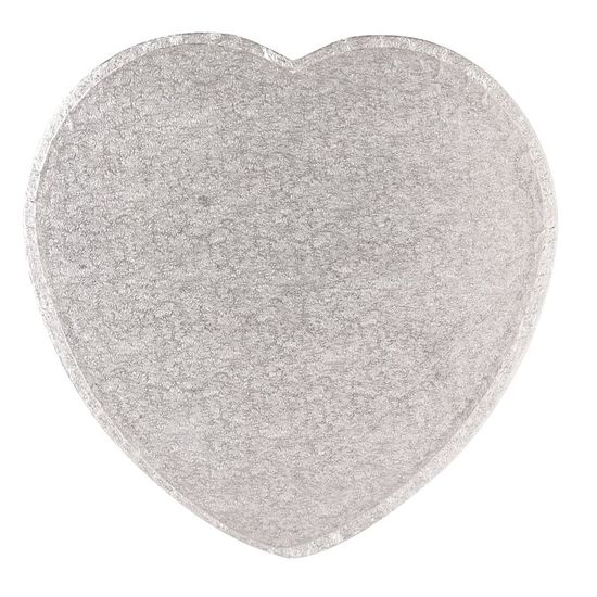 Silver Drum 1/2 Inch Thick Heart 10 Inch