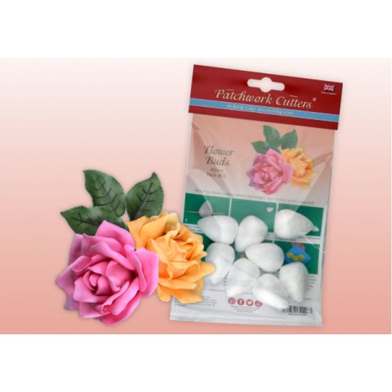 Flower Buds 40mm - Pack of 8