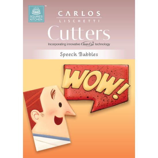 Carlos Lischetti Biscuit Cutters - Speech Bubbles (Set of 2)