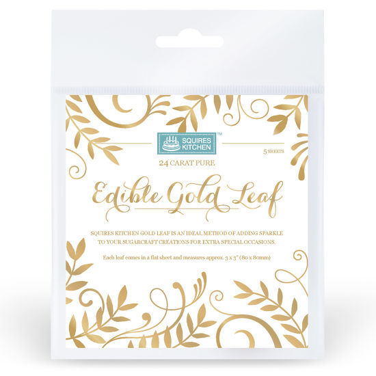 SK Edible Gold Leaf Book of 5 Sheets