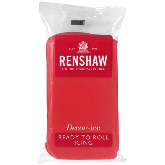 Renshaw Ready to Roll Icing Poppy Red 500g