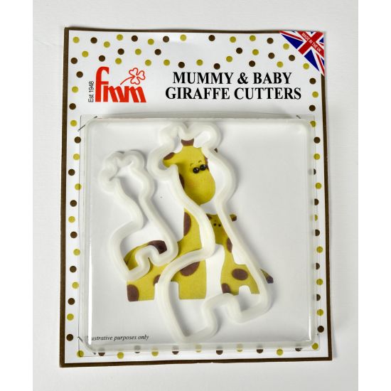 FMM Mummy & Baby Giraffe Cutters - Set of 2